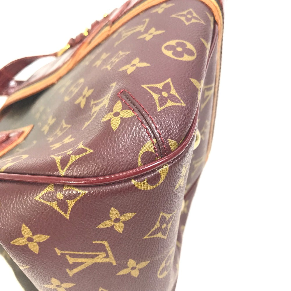 LOUIS VUITTON M95580 Monogram Mirage Greet Clasp Bag Boston Bag Shoulder Bag Canvas Women's Red