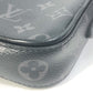 LOUIS VUITTON M45928 Monogram Eclipse Danube PPM Trunk Print Bag, Comic, Crossbody Shoulder Bag, Monogram Eclipse Canvas, Men's, Black