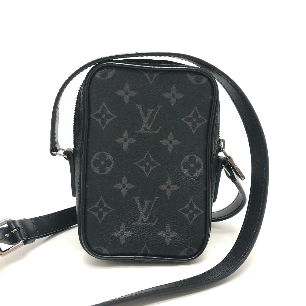 LOUIS VUITTON M45928 ダヌーヴPPM トランクプリント バック カバン 斜め掛け ショルダーバッグ モノグラムエクリプスキャンバス メンズ ブラック