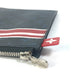 LOUIS VUITTON M61679 Monogram Cobalt Pochette Jour GM Striped Canvas Clutch Bag in Navy