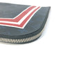 LOUIS VUITTON M61679 Monogram Cobalt Pochette Jour GM Striped Canvas Clutch Bag in Navy