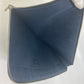 LOUIS VUITTON M61679 Monogram Cobalt Pochette Jour GM Striped Canvas Clutch Bag in Navy