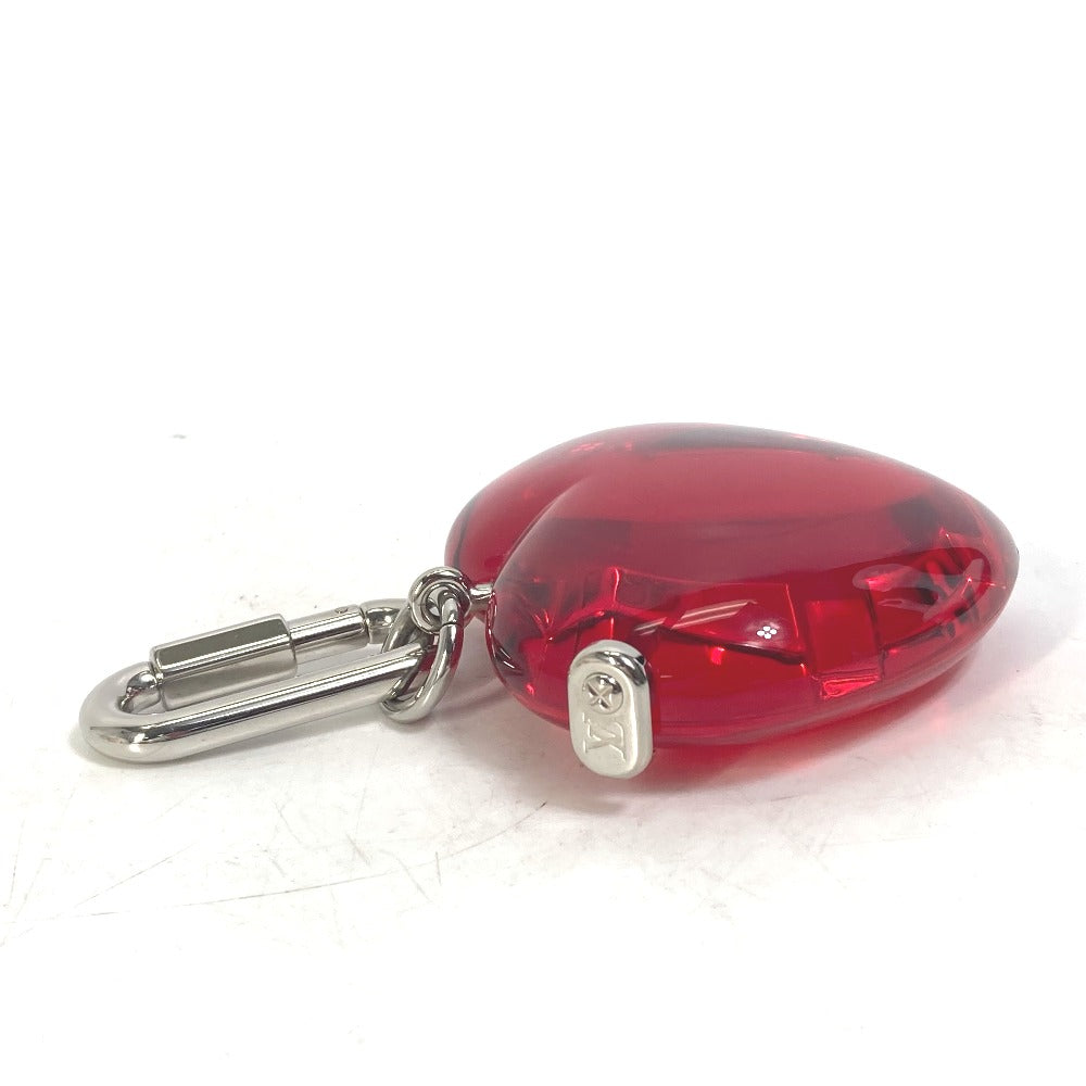 LOUIS VUITTON R17599 カラビナ タンブールホライゾン ハート 時計 ホライゾン収納グッズ 小物入れ キーホルダー プラスチック レディース レッド