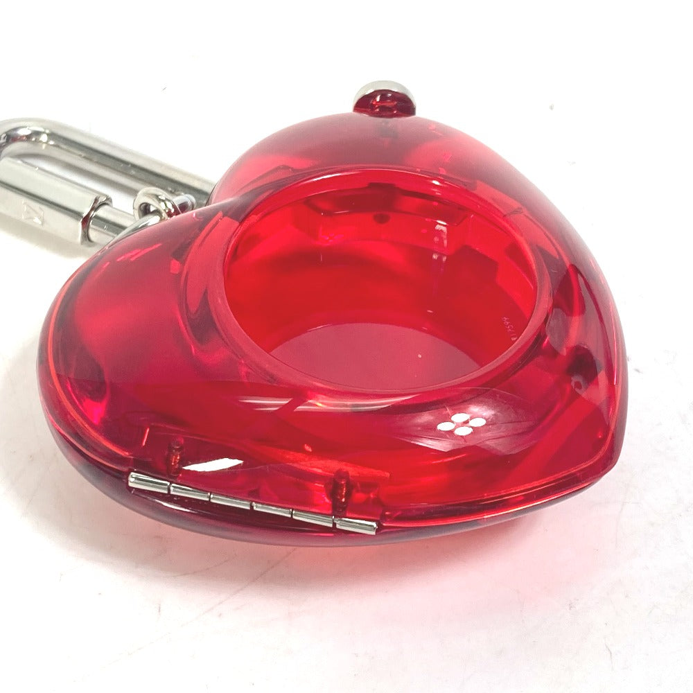 LOUIS VUITTON R17599 カラビナ タンブールホライゾン ハート 時計 ホライゾン収納グッズ 小物入れ キーホルダー プラスチック レディース レッド