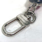 LOUIS VUITTON MP3269 Skateboard Jeweled Sack Bag Charm Keychain Metal Men's Black