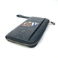 LOUIS VUITTON M80994 Monogram Eclipse Zippy Dragonne Trunk Print Long Wallet in Monogram Eclipse Canvas, Men's, Black