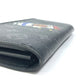 LOUIS VUITTON M80994 Monogram Eclipse Zippy Dragonne Trunk Print Long Wallet in Monogram Eclipse Canvas, Men's, Black
