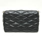 LOUIS VUITTON M50216 Quilted Maltage 2-Way Chain Handbag/Crossbody/Shoulder Bag in Leather (Noir/Black)
