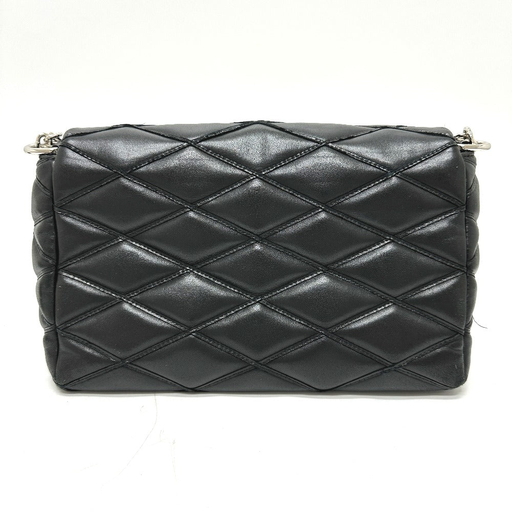 LOUIS VUITTON M50216 Quilted Maltage 2-Way Chain Handbag/Crossbody/Shoulder Bag in Leather (Noir/Black)