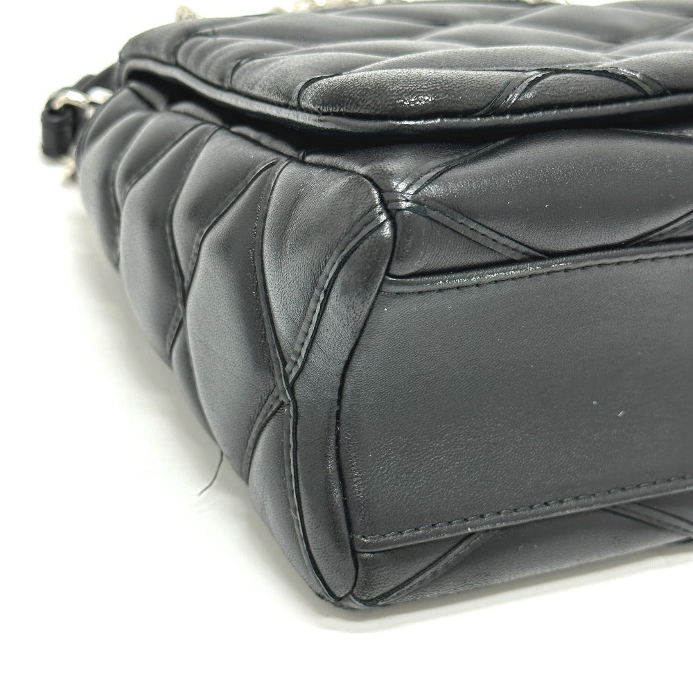 LOUIS VUITTON M50216 Quilted Maltage 2-Way Chain Handbag/Crossbody/Shoulder Bag in Leather (Noir/Black)