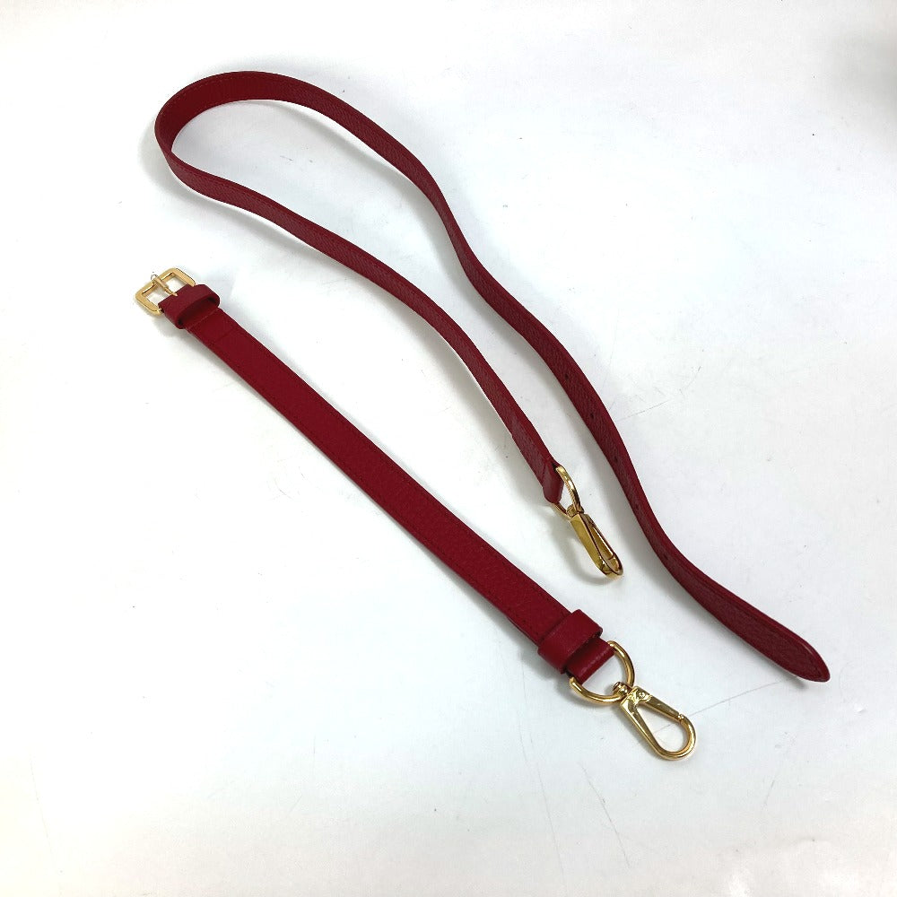 LOUIS VUITTON M42926 プレーティング LVシグネチャー カプシーヌPM 2WAYバッグ カバン ハンドバッグ レザー レディース ルビー レッド