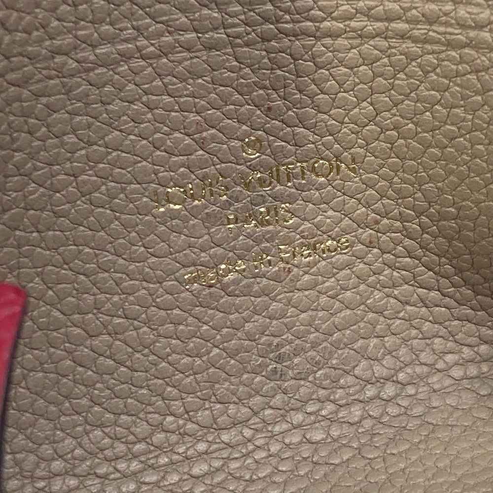LOUIS VUITTON M61486 印鑑ケース ポーチ ポシェット リヴェットPM リップケース 小物入れ レザー レディース ピンク