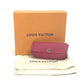 LOUIS VUITTON M61486 印鑑ケース ポーチ ポシェット リヴェットPM リップケース 小物入れ レザー レディース ピンク