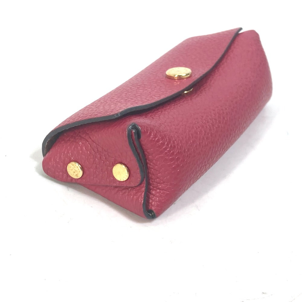 LOUIS VUITTON M61486 印鑑ケース ポーチ ポシェット リヴェットPM リップケース 小物入れ レザー レディース ピンク