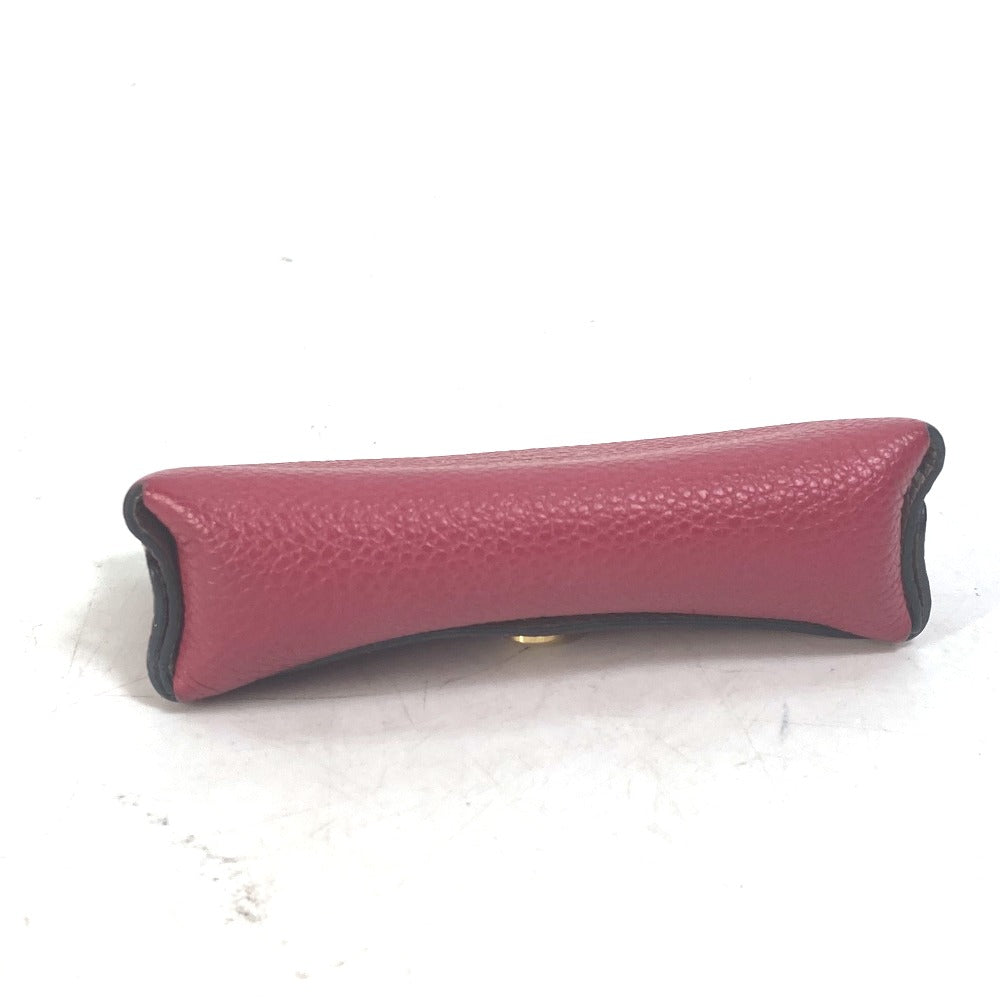 LOUIS VUITTON M61486 印鑑ケース ポーチ ポシェット リヴェットPM リップケース 小物入れ レザー レディース ピンク