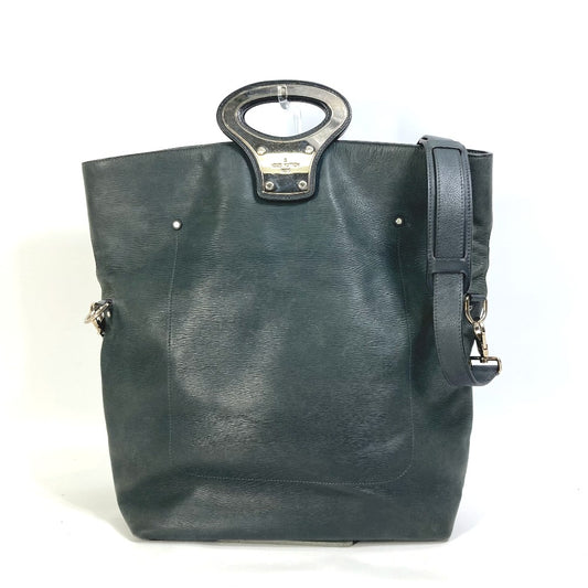 LOUIS VUITTON メンズランウェイ限定 キュイール エピ NS 2WAY ハンドバッグ 斜め掛け ショルダーバッグ レザー メンズ ノワール ブラック