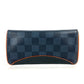 LOUIS VUITTON GI0380 Damier Cobalt Etui Lunette Woody Eyewear Eyeglass Case/Sunglasses Case/Pouch in Damier Cobalt Canvas, Unisex, Navy