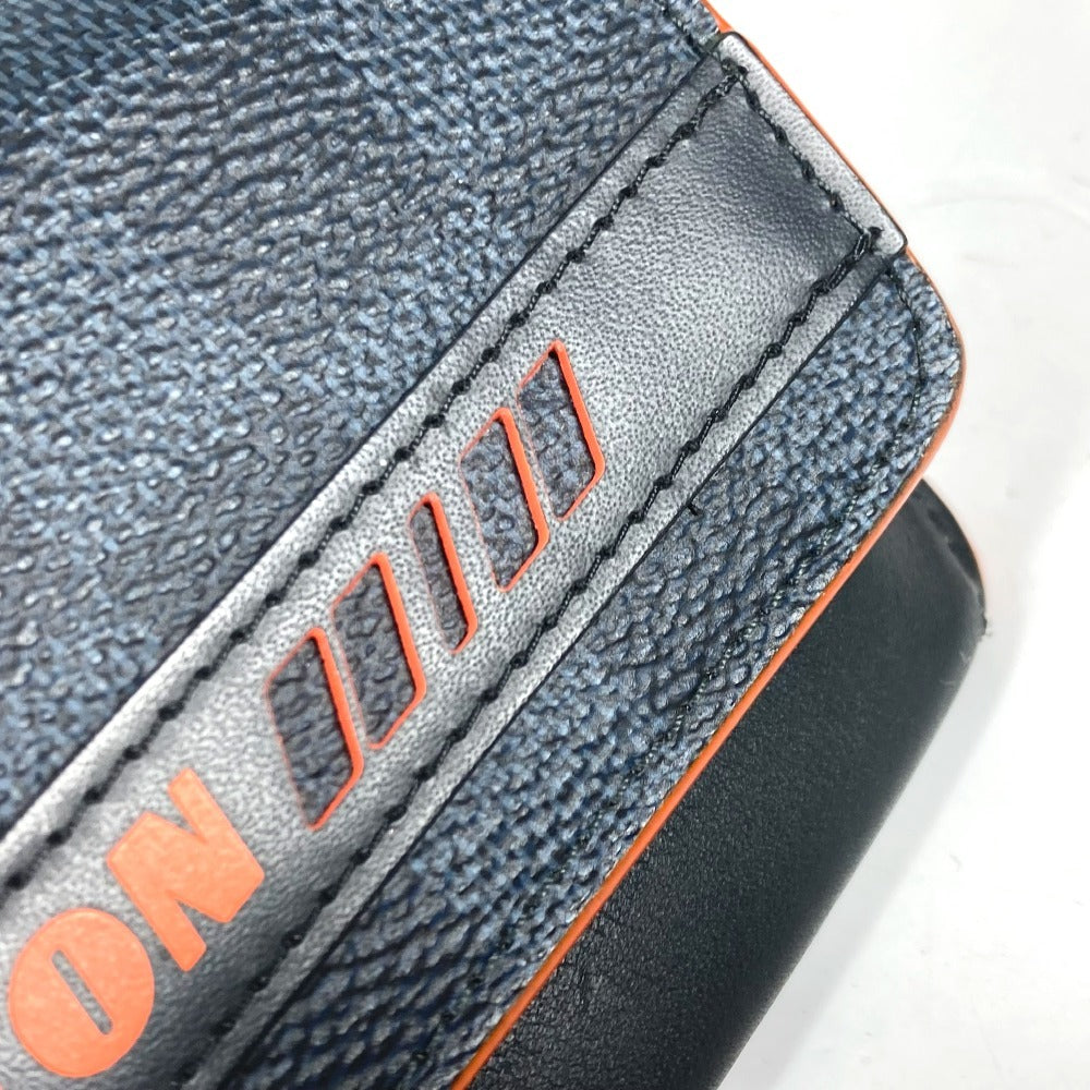 LOUIS VUITTON GI0380 Damier Cobalt Etui Lunette Woody Eyewear Eyeglass Case/Sunglasses Case/Pouch in Damier Cobalt Canvas, Unisex, Navy