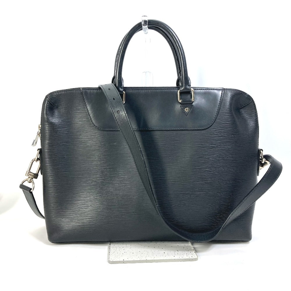 LOUIS VUITTON M50163 Epi Leather Porte-Document-Jour PDJ 2-Way Shoulder Bag/Briefcase/Business Bag in Epi Leather, Men's, Noir Black