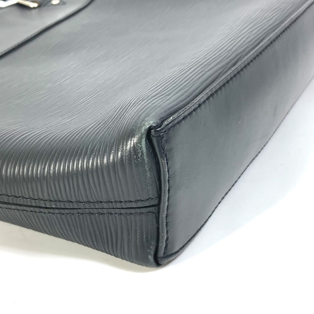 LOUIS VUITTON M50163 Epi Leather Porte-Document-Jour PDJ 2-Way Shoulder Bag/Briefcase/Business Bag in Epi Leather, Men's, Noir Black