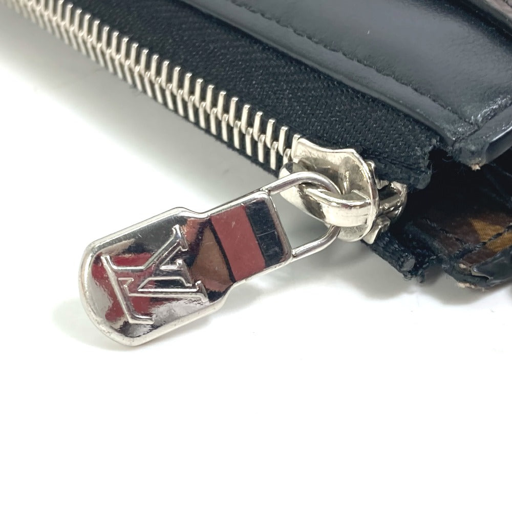 LOUIS VUITTON M69407 モノグラムマカサー ジッピードラゴンヌ ストラップ付 長財布 モノグラムキャンバス メンズ ブラウン