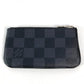 LOUIS VUITTON N60155 ダミエグラフィット カードキーケース ポシェット・クレ 小銭入れ 財布 キーリング付き コインケース ダミエグラフィットキャンバス ユニセックス ブラック