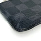 LOUIS VUITTON N60155 ダミエグラフィット カードキーケース ポシェット・クレ 小銭入れ 財布 キーリング付き コインケース ダミエグラフィットキャンバス ユニセックス ブラック