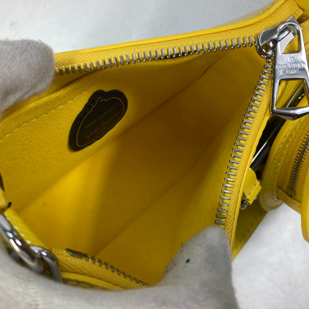 LOUIS VUITTON M21702 草間彌生コラボ LVxYK マレリーニ 2WAY カバン ショルダーバッグ 斜め掛け ハンドバッグ エピレザー レディース ジョーヌ イエロー