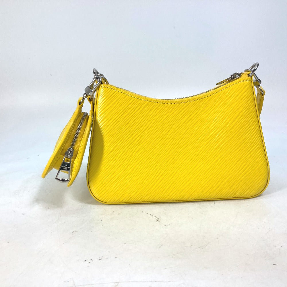 LOUIS VUITTON M21702 草間彌生コラボ LVxYK マレリーニ 2WAY カバン ショルダーバッグ 斜め掛け ハンドバッグ エピレザー レディース ジョーヌ イエロー
