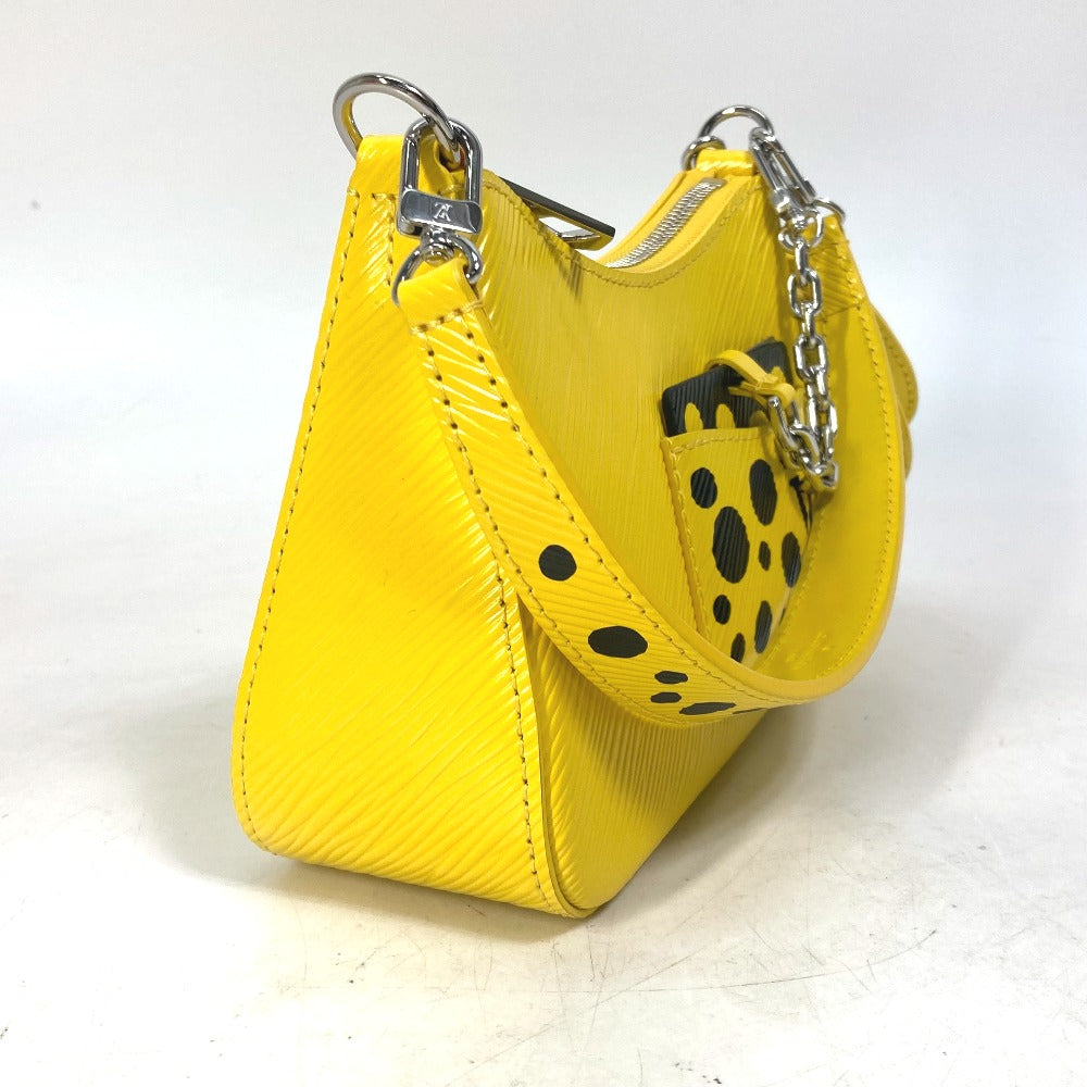 LOUIS VUITTON M21702 草間彌生コラボ LVxYK マレリーニ 2WAY カバン ショルダーバッグ 斜め掛け ハンドバッグ エピレザー レディース ジョーヌ イエロー