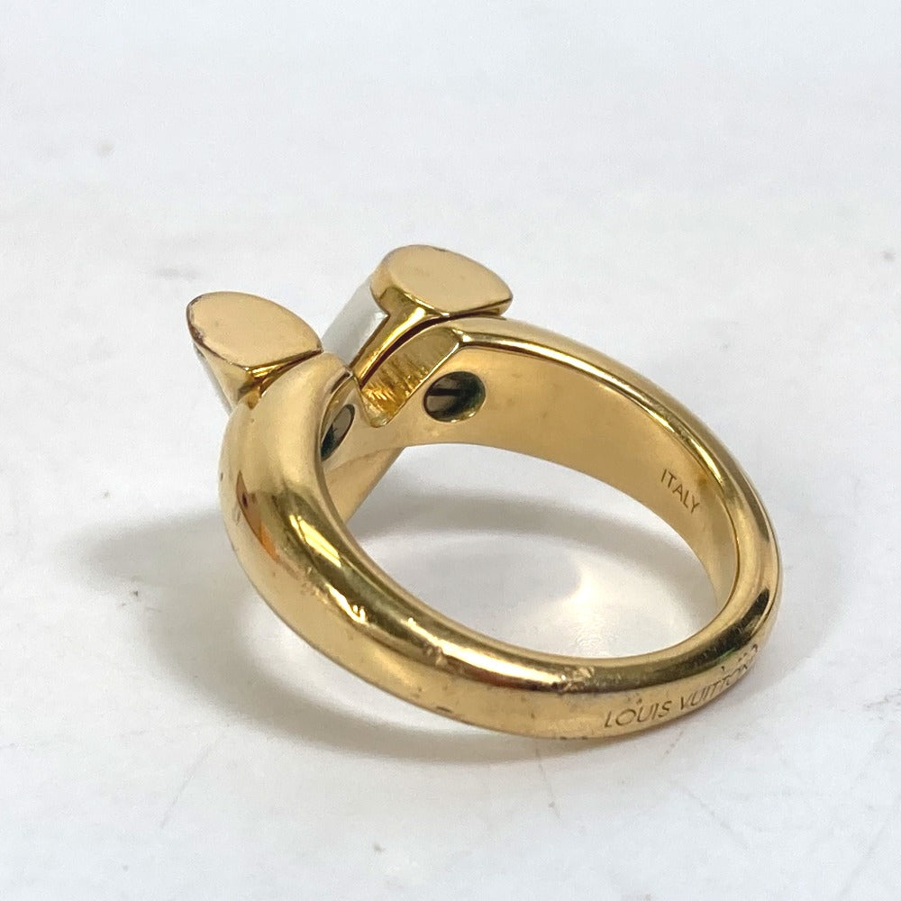 LOUIS VUITTON M69596 Berg Essential V Pearlfection Ring, GP, Women's, Gold