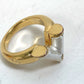 LOUIS VUITTON M69596 Berg Essential V Pearlfection Ring, GP, Women's, Gold
