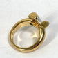 LOUIS VUITTON M69596 Berg Essential V Pearlfection Ring, GP, Women's, Gold