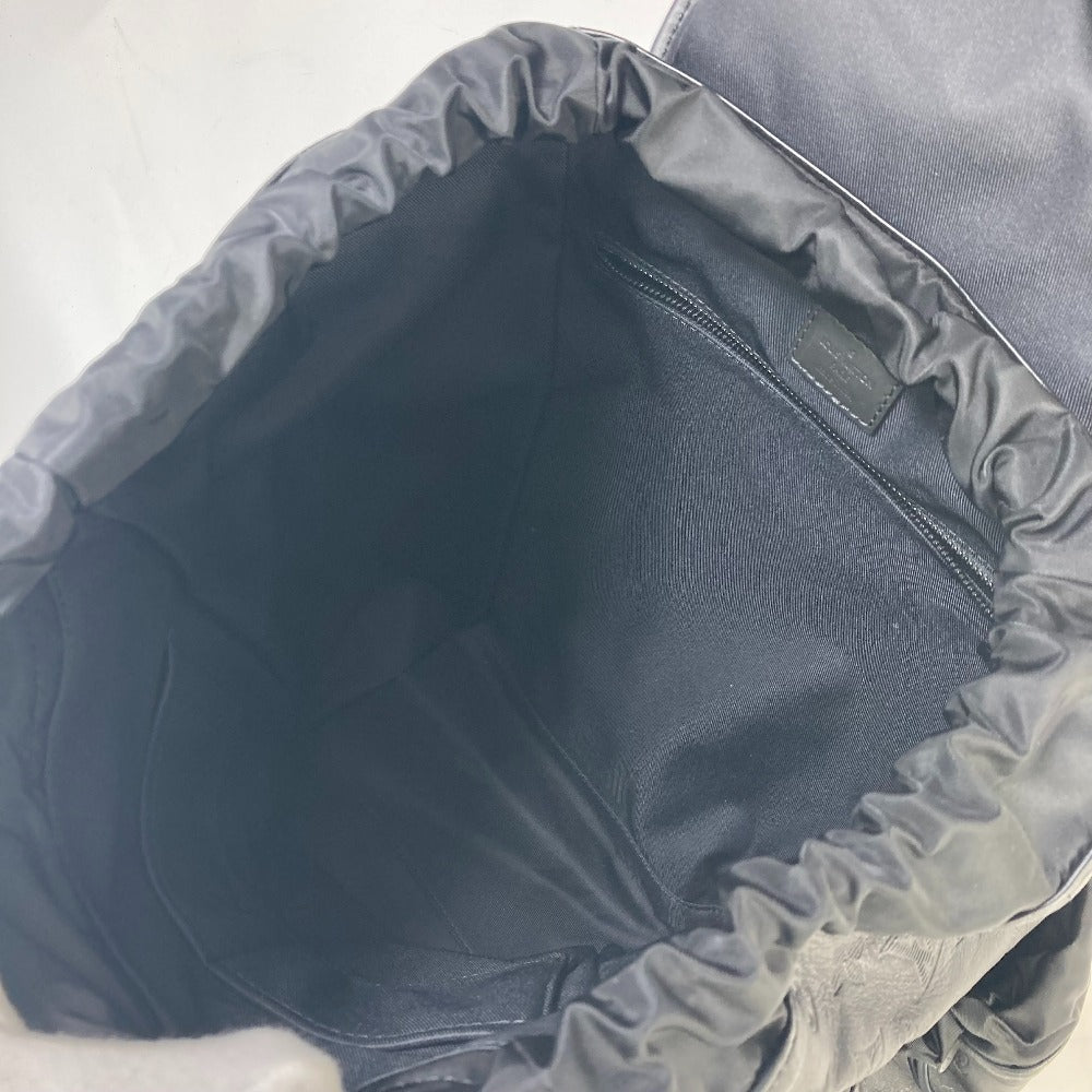 LOUIS VUITTON M43680 モノグラムシャドウ ディスカバリー バックパック カバン リュックサック レザー メンズ ブラック