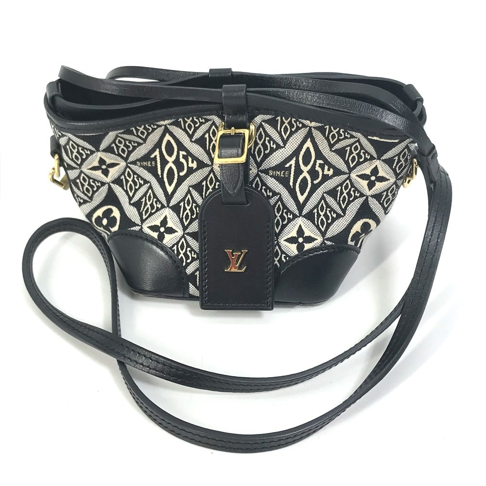 LOUIS VUITTON M69973 モノグラム SINCE1854 ノエ・パース 2WAY カバン 巾着 ポシェット ショルダーバッグ ジャガード レディース ノワール ブラック