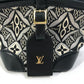LOUIS VUITTON M69973 モノグラム SINCE1854 ノエ・パース 2WAY カバン 巾着 ポシェット ショルダーバッグ ジャガード レディース ノワール ブラック