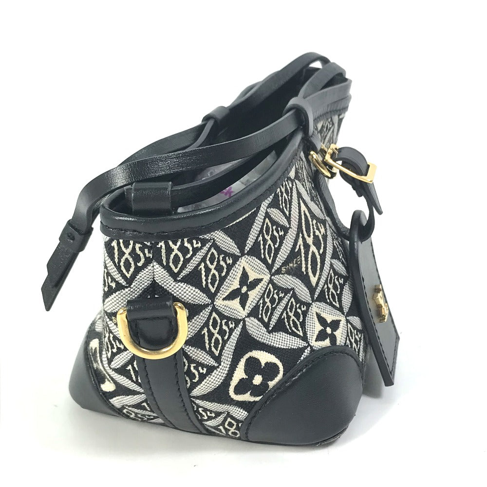 LOUIS VUITTON M69973 モノグラム SINCE1854 ノエ・パース 2WAY カバン 巾着 ポシェット ショルダーバッグ ジャガード レディース ノワール ブラック