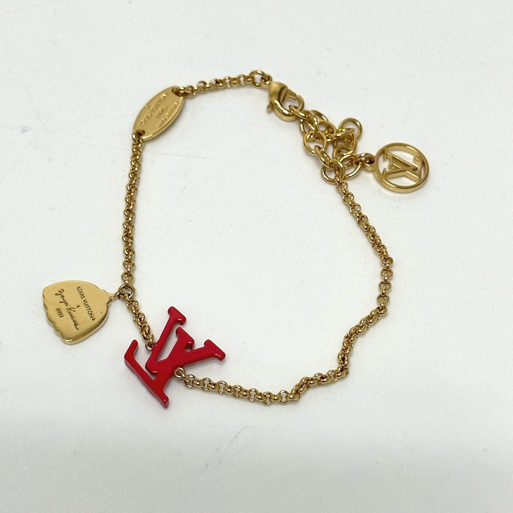 LOUIS VUITTON M0970A LV×YK 草間彌生コラボ ブラスレ・LV アイコニック インフィニティ ドット ブレスレット メタル レディース レッド