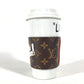 LOUIS VUITTON GI0653 モノグラム カップ ルイ スリーブ付き コップ インテリア タンブラー 陶器 ユニセックス ホワイト