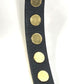 LOUIS VUITTON M6557F 2重ブレスレット ブラスレ・デイリーモノグラム スタッズ アクセサリー ブレスレット レザー レディース ブラック