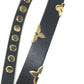 LOUIS VUITTON M6557F 2重ブレスレット ブラスレ・デイリーモノグラム スタッズ アクセサリー ブレスレット レザー レディース ブラック