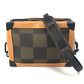 LOUIS VUITTON N40381 Damier Giant NIGO Collaboration Soft Trunk Crossbody Pochette Shoulder Bag Damier Giant Canvas Men's Brown