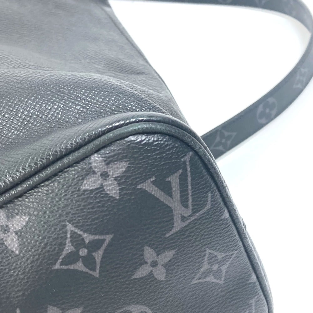 LOUIS VUITTON M30431 Taiga Rama City Tote, 2-Way Shoulder Bag, Handbag, and Tote Bag in Taiga Leather, Black