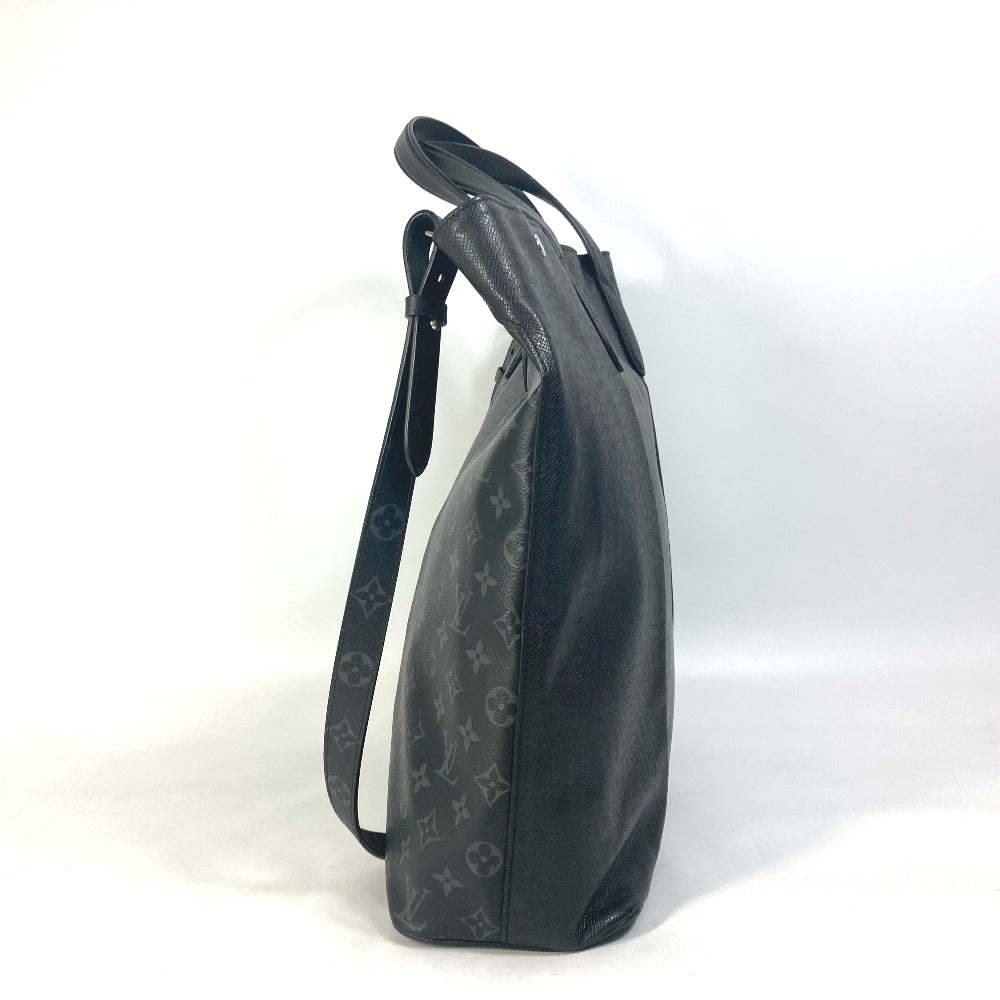 LOUIS VUITTON M30431 Taiga Rama City Tote, 2-Way Shoulder Bag, Handbag, and Tote Bag in Taiga Leather, Black