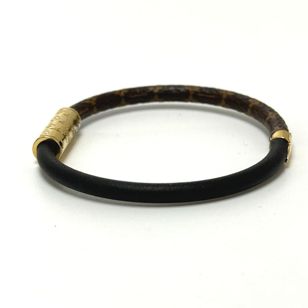LOUIS VUITTON M6431F Monogram Canvas Bracelet for Women, Brown, Daily Confidential Accessory