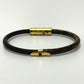 LOUIS VUITTON M6431F Monogram Canvas Bracelet for Women, Brown, Daily Confidential Accessory