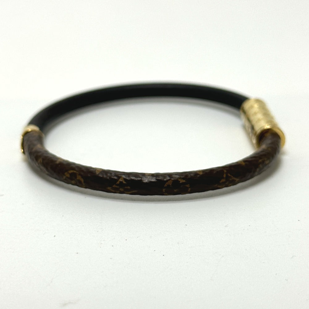 LOUIS VUITTON M6431F Monogram Canvas Bracelet for Women, Brown, Daily Confidential Accessory