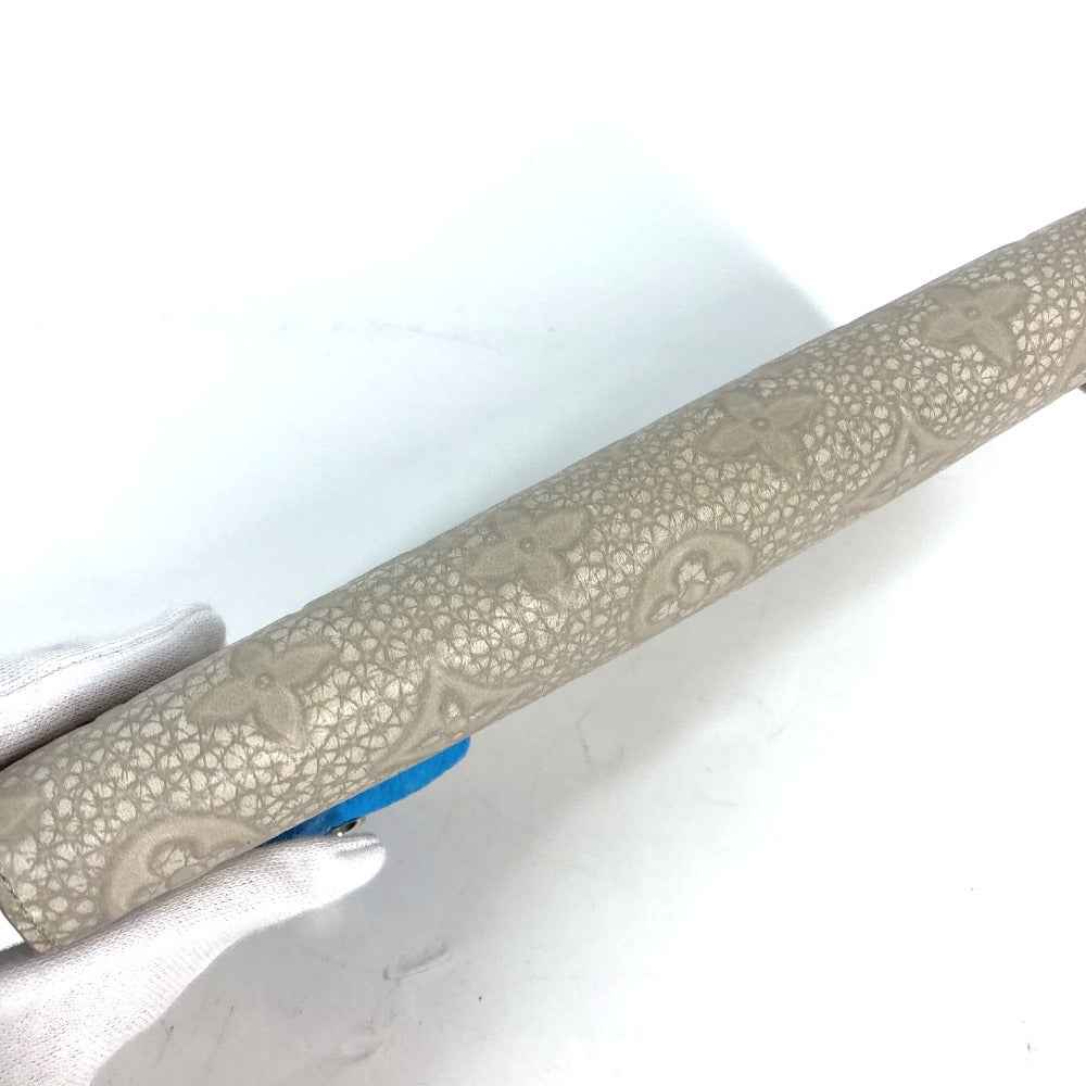 LOUIS VUITTON M81573 トリヨン・クライミング ジッピーウォレット・ヴェルティカル ラウンドファスナー 長財布 トリヨンレザー メンズ ベージュ