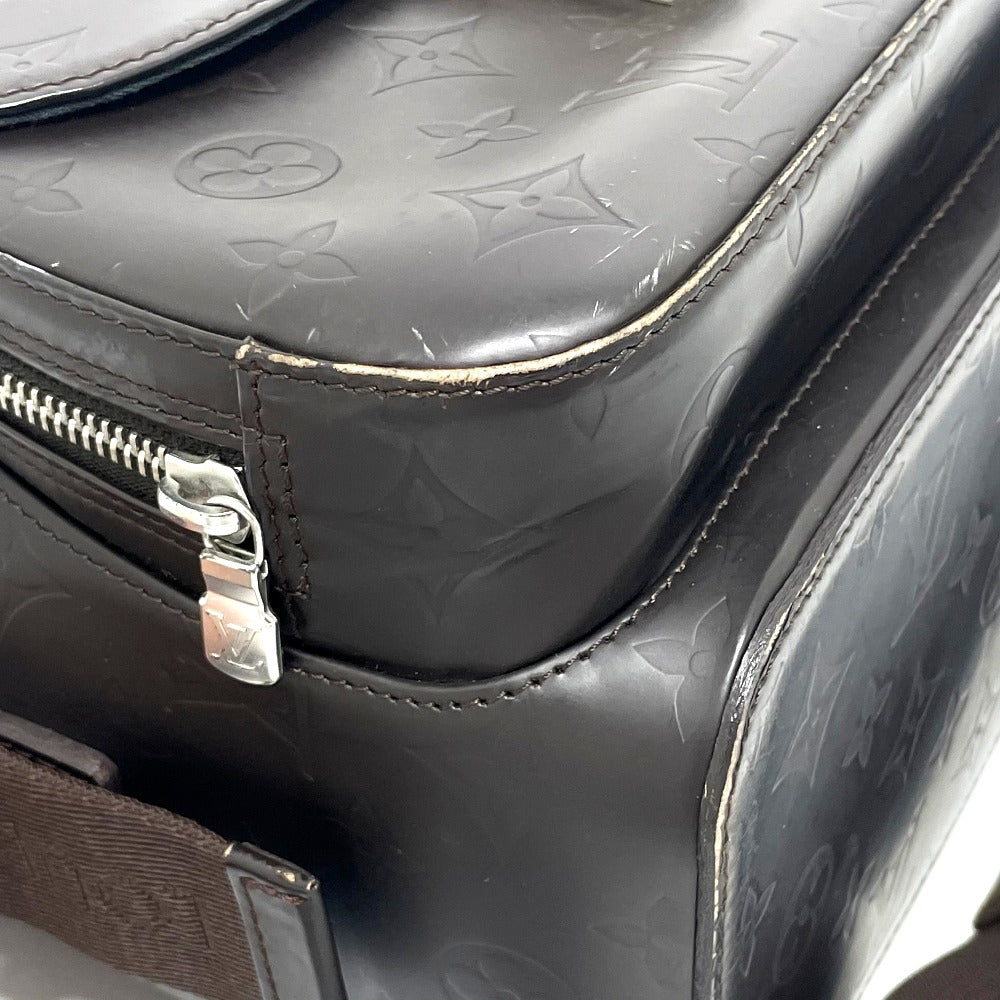 LOUIS VUITTON M46510 Monogram Glace Charlie Camera Shoulder Bag in Monogram Glace Leather, Unisex, Cafe Brown