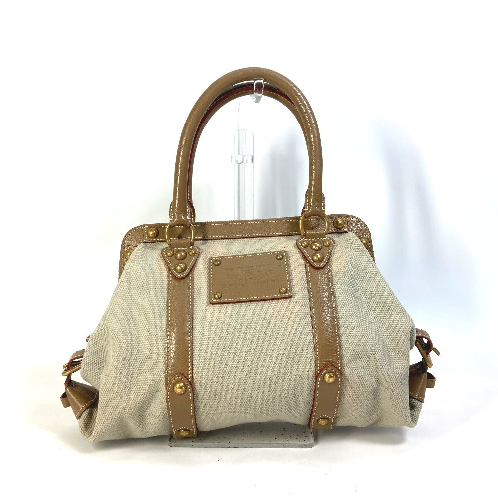 LOUIS VUITTON M48827 アンティグア サックドニュイPM トアル トリアノン カバン ショルダーバッグ ハンドバッグ キャンバス レディース ベージュ